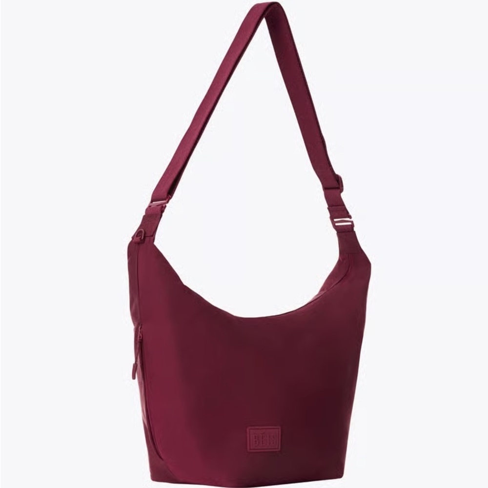 BEIS Burgundy Tote, Crossbody and Pouch Set - Picture 3 of 4